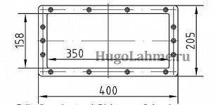 Комплект фланца скиммера AllFit (Hugo Lahme), для плен. басс.