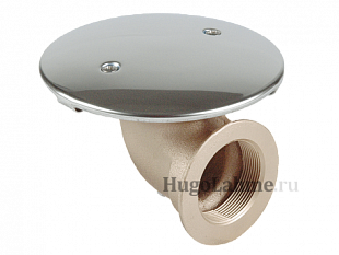 Донный слив под плитку из нерж. стали AllFit 2" (с боковым патрубком), 2015020