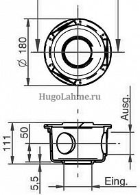 Водораспределитель SpringFit, 2 1/2", 3 x 1", 150 мм