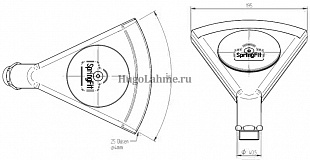 Форсунки (насадки) фонтана SpringFit Finger 25-4,4 мм ,60°
