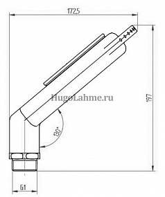 Форсунки (насадки) фонтана SpringFit Finger 13-4,4 мм ,60°
